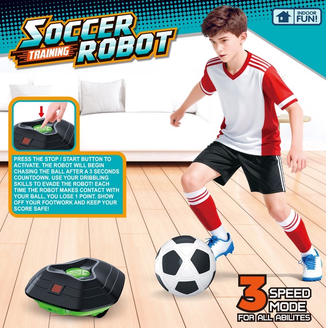 Robot d'Entraînement de Football Intelligent - Maîtrisez le Dribble